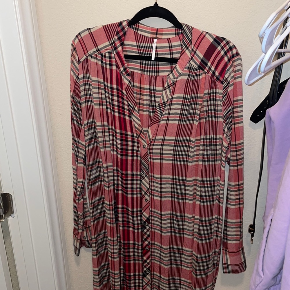 Free people plaid dress